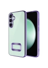Galaxy A36 Kılıf Kamera Korumalı Logo Gösteren Zore Omega Kapak