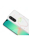 Galaxy A36 Kılıf Şeffaf Figürlü Zore Folk Sert Kapak