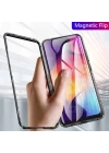 Galaxy A50 Kılıf Zore Devrim Mıknatıslı Cam Kapak