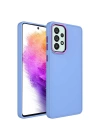 Galaxy A52 Kılıf Metal Çerçeve ve Buton Tasarımlı Silikon Zore Luna Kapak