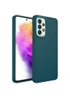 Galaxy A53 5G Kılıf Metal Çerçeve ve Buton Tasarımlı Silikon Zore Luna Kapak