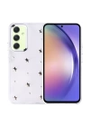 Galaxy A54 Kılıf Airbag Tasarımlı Simli Şeffaf Zore Kutup Kapak
