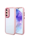 Galaxy A55 Kılıf Kamera Korumalı Renkli Kenar ve Çerçeve Tasarımlı Zore Vitamin Kapak