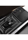 Galaxy A55 Kılıf Magnetik Standlı Kamera Korumalı Zore Sürgülü Vega Kapak