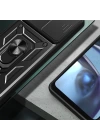 Galaxy A55 Kılıf Magnetik Standlı Kamera Korumalı Zore Sürgülü Vega Kapak