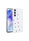 Galaxy A55 Kılıf Şeffaf Figürlü Zore Folk Sert Kapak
