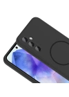 Galaxy A57 Kılıf M-safe Şarj Özellikli Zore Meta Kapak