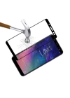 Galaxy A6 Plus 2018 Zore Kenarları Kırılmaya Dayanıklı Cam Ekran Koruyucu