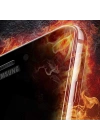 Galaxy A6 Plus 2018 Zore Kenarları Kırılmaya Dayanıklı Cam Ekran Koruyucu