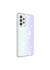 Galaxy A72 Kılıf Zore M-Blue Desenli Kapak