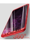 Galaxy A8 Plus 2018 Kılıf Zore 360 3 Parçalı Rubber Kapak