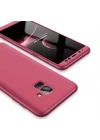 Galaxy A8 Plus 2018 Kılıf Zore 360 3 Parçalı Rubber Kapak