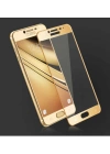 Galaxy C7 Pro Zore Ekranı Tam Kaplayan Düz Cam Koruyucu