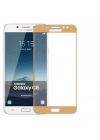 Galaxy C8 Zore Ekranı Tam Kaplayan Düz Cam Koruyucu