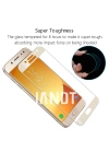 Galaxy J4 Zore Kenarları Kırılmaya Dayanıklı Cam Ekran Koruyucu
