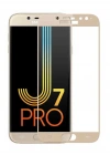 Galaxy J730 Pro Zore Kenarları Kırılmaya Dayanıklı Cam Ekran Koruyucu
