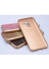 Galaxy J8 Kılıf Zore Mat Lazerli Taşlı Silikon
