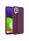 Galaxy M22 Kılıf Zore Qstand Kapak