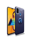 Galaxy M30S Kılıf Zore Ravel Silikon Kapak