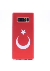 Galaxy Note 8 Kılıf Zore Bayrak Silikon