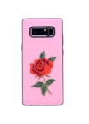 Galaxy Note 8 Kılıf Zore Rose Kapak