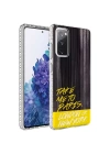 Galaxy S20 FE Kılıf Airbag Kenarlı Renkli Desenli Silikon Zore Elegans Kapak
