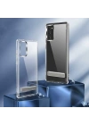 Galaxy S20 FE Kılıf Standlı Şeffaf Silikon Zore L-Stand Kapak