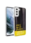 Galaxy S21 FE Kılıf Airbag Kenarlı Renkli Desenli Silikon Zore Elegans Kapak