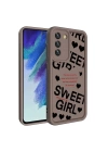 Galaxy S21 FE Kılıf Kamera Korumalı Baskılı Arka Yüzey Zore Klas Kapak