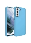 Galaxy S21 FE Kılıf Metal Çerçeve ve Buton Tasarımlı Silikon Zore Luna Kapak