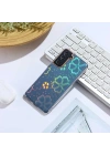 Galaxy S21 FE Kılıf Zore Sidney Desenli Sert Kapak