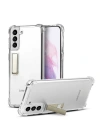 Galaxy S21 Plus Kılıf Zore Standlı Süper Silikon Kapak