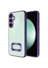 Galaxy S23 FE Kılıf Kamera Korumalı Logo Gösteren Zore Omega Kapak