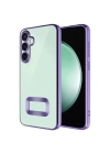 Galaxy S23 FE Kılıf Kamera Korumalı Logo Gösteren Zore Omega Kapak