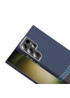 Galaxy S23 Ultra Kılıf M-safe Şarj Özellikli Karbon Fiber Görünümlü Zore Gros Kapak