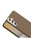 Galaxy S24 FE Kılıf M-safe Şarj Özellikli Karbon Fiber Görünümlü Zore Gros Kapak