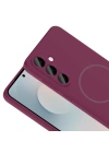 Galaxy S24 FE Kılıf M-safe Şarj Özellikli Zore Meta Kapak