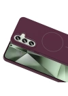 Galaxy S24 FE Kılıf M-safe Şarj Özellikli Zore Ruby Sert Kapak