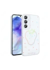 Galaxy S24 FE Kılıf Şeffaf Figürlü Zore Folk Sert Kapak