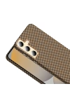 Galaxy S24 Kılıf M-safe Şarj Özellikli Karbon Fiber Görünümlü Zore Gros Kapak