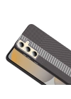 Galaxy S24 Kılıf M-safe Şarj Özellikli Karbon Fiber Görünümlü Zore Gros Kapak