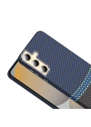 Galaxy S24 Kılıf M-safe Şarj Özellikli Karbon Fiber Görünümlü Zore Gros Kapak