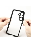 Galaxy S24 Plus Kılıf Kamera Korumalı Şeffaf Arka Yüzey Zore New Roll Kapak