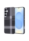Galaxy S24 Plus Kılıf M-safe Şarj Özellikli Karbon Fiber Görünümlü Zore Nekst Kapak