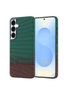 Galaxy S24 Plus Kılıf M-safe Şarj Özellikli Karbon Fiber Görünümlü Zore Nekst Kapak