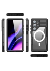 Galaxy S24 Ultra Kılıf M-safe Şarj Özellikli 1-1 Su Geçirmez Kılıf
