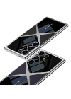 Galaxy S24 Ultra Kılıf Ultra İnce Kamera Korumalı PC + Deri Arka Yüzey Zore X-Pro Kapak