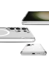 Galaxy S24 Ultra Kılıf Zore M-safe Şarj Özellikli T-Max M-safe Kapak