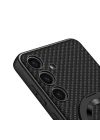 Galaxy S24 Wireless Şarj Özellikli Zore Kıpta Standlı M-safe Silikon Kapak