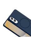 Galaxy S25 Edge Kılıf M-safe Şarj Özellikli Zore Ruby Sert Kapak